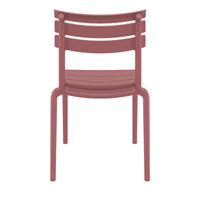 Compamia Helen Resin Outdoor Chair In Black/Dark Gray/Taupe/Marsala/Olive Green/White - Set of 2