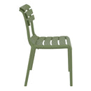 Compamia Helen Resin Outdoor Chair In Black/Dark Gray/Taupe/Marsala/Olive Green/White - Set of 2