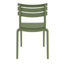 Compamia Helen Resin Outdoor Chair In Black/Dark Gray/Taupe/Marsala/Olive Green/White - Set of 2