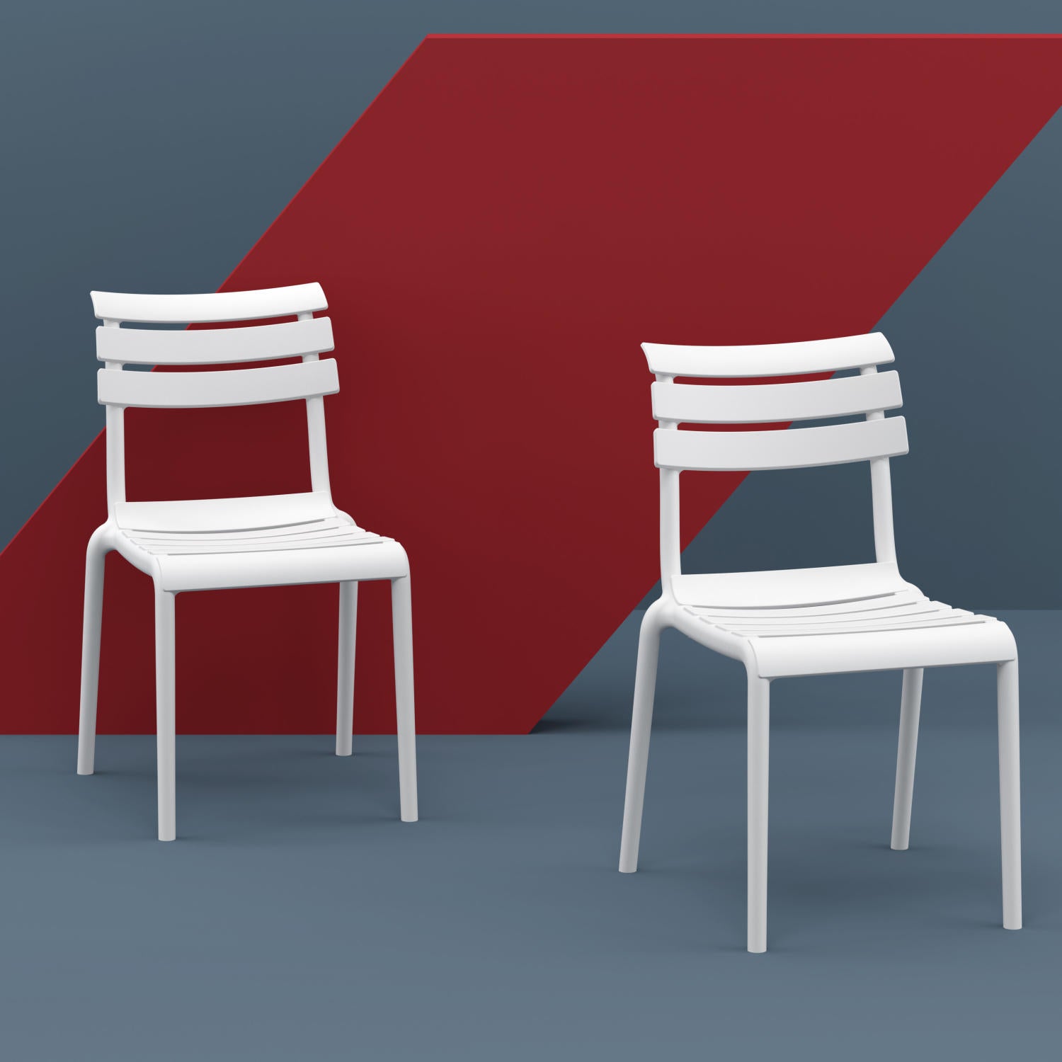 Compamia Helen Resin Outdoor Chair In Black/Dark Gray/Taupe/Marsala/Olive Green/White - Set of 2