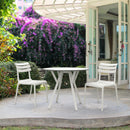 Compamia Helen Resin Outdoor Chair In Black/Dark Gray/Taupe/Marsala/Olive Green/White - Set of 2
