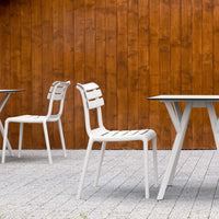Compamia Helen Resin Outdoor Chair In Black/Dark Gray/Taupe/Marsala/Olive Green/White - Set of 2