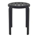 Compamia Tom Resin Dining Stool in Black/Dark Gray/Taupe/Marsala/Olive Green/White - Set of 2