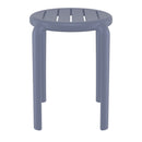 Compamia Tom Resin Dining Stool in Black/Dark Gray/Taupe/Marsala/Olive Green/White - Set of 2
