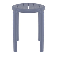 Compamia Tom Resin Dining Stool in Black/Dark Gray/Taupe/Marsala/Olive Green/White - Set of 2