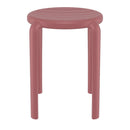 Compamia Tom Resin Dining Stool in Black/Dark Gray/Taupe/Marsala/Olive Green/White - Set of 2