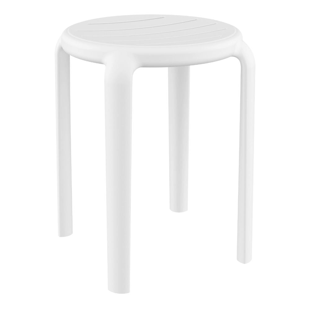 Compamia Tom Resin Dining Stool in Black/Dark Gray/Taupe/Marsala/Olive Green/White - Set of 2