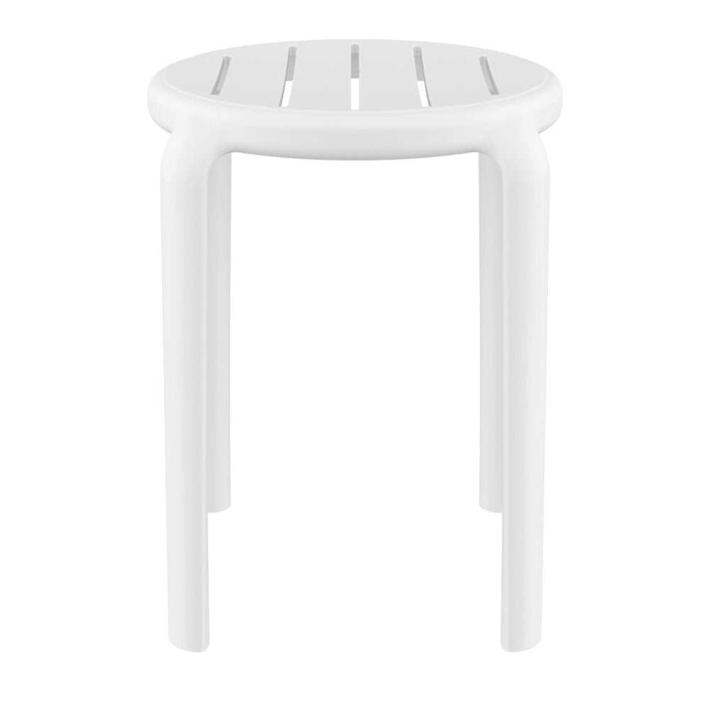Compamia Tom Resin Dining Stool in Black/Dark Gray/Taupe/Marsala/Olive Green/White - Set of 2
