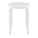 Compamia Tom Resin Dining Stool in Black/Dark Gray/Taupe/Marsala/Olive Green/White - Set of 2