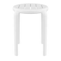 Compamia Tom Resin Dining Stool in Black/Dark Gray/Taupe/Marsala/Olive Green/White - Set of 2