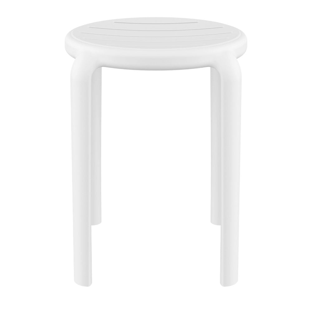 Compamia Tom Resin Dining Stool in Black/Dark Gray/Taupe/Marsala/Olive Green/White - Set of 2
