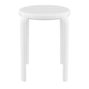 Compamia Tom Resin Dining Stool in Black/Dark Gray/Taupe/Marsala/Olive Green/White - Set of 2