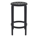 Compamia Tom Resin Counter Stool in Black/Dark Gray/Taupe/Marsala/Olive Green/White - Set of 2