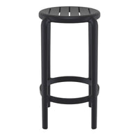 Compamia Tom Resin Counter Stool in Black/Dark Gray/Taupe/Marsala/Olive Green/White - Set of 2