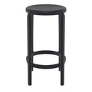 Compamia Tom Resin Counter Stool in Black/Dark Gray/Taupe/Marsala/Olive Green/White - Set of 2