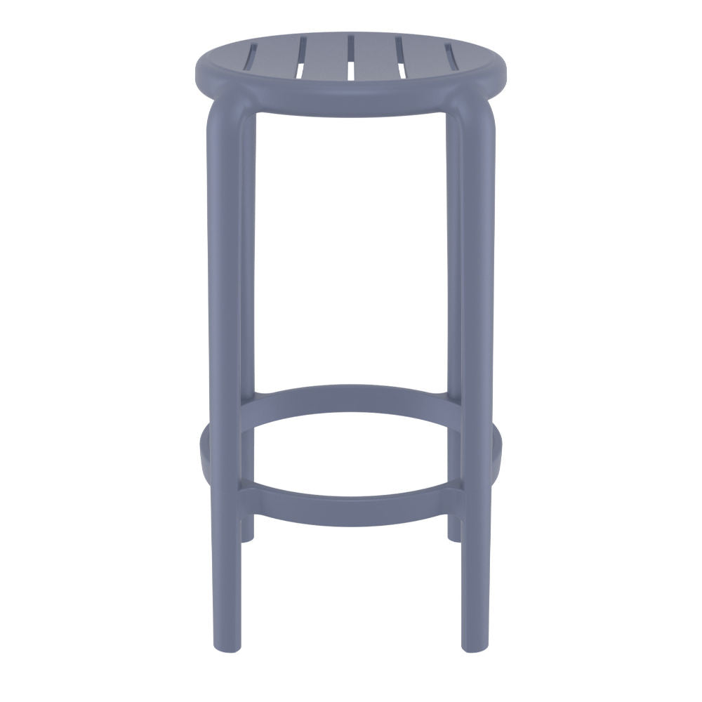 Compamia Tom Resin Counter Stool in Black/Dark Gray/Taupe/Marsala/Olive Green/White - Set of 2