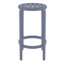Compamia Tom Resin Counter Stool in Black/Dark Gray/Taupe/Marsala/Olive Green/White - Set of 2