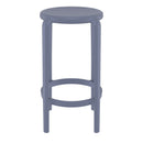 Compamia Tom Resin Counter Stool in Black/Dark Gray/Taupe/Marsala/Olive Green/White - Set of 2