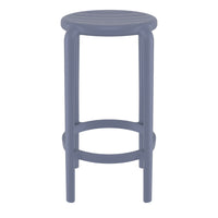 Compamia Tom Resin Counter Stool in Black/Dark Gray/Taupe/Marsala/Olive Green/White - Set of 2