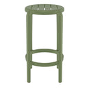 Compamia Tom Resin Counter Stool in Black/Dark Gray/Taupe/Marsala/Olive Green/White - Set of 2