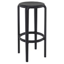 Compamia Tom Resin Bar Stool in Black/Dark Gray/Taupe/Marsala/Olive Green/White - Set of 2