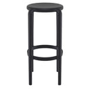 Compamia Tom Resin Bar Stool in Black/Dark Gray/Taupe/Marsala/Olive Green/White - Set of 2