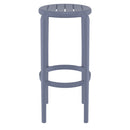 Compamia Tom Resin Bar Stool in Black/Dark Gray/Taupe/Marsala/Olive Green/White - Set of 2