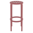 Compamia Tom Resin Bar Stool in Black/Dark Gray/Taupe/Marsala/Olive Green/White - Set of 2