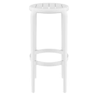 Compamia Tom Resin Bar Stool in Black/Dark Gray/Taupe/Marsala/Olive Green/White - Set of 2