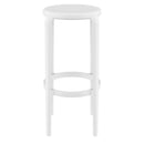 Compamia Tom Resin Bar Stool in Black/Dark Gray/Taupe/Marsala/Olive Green/White - Set of 2