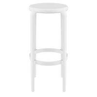 Compamia Tom Resin Bar Stool in Black/Dark Gray/Taupe/Marsala/Olive Green/White - Set of 2