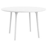 Compamia Maya 47 inch Outdoor Round Dining Table in Black/White