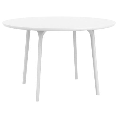 Compamia Maya 47 inch Outdoor Round Dining Table in Black/White