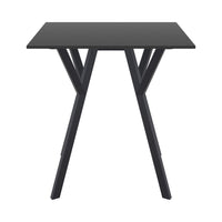 Compamia Max Square Table 27.5 inch In Black/White
