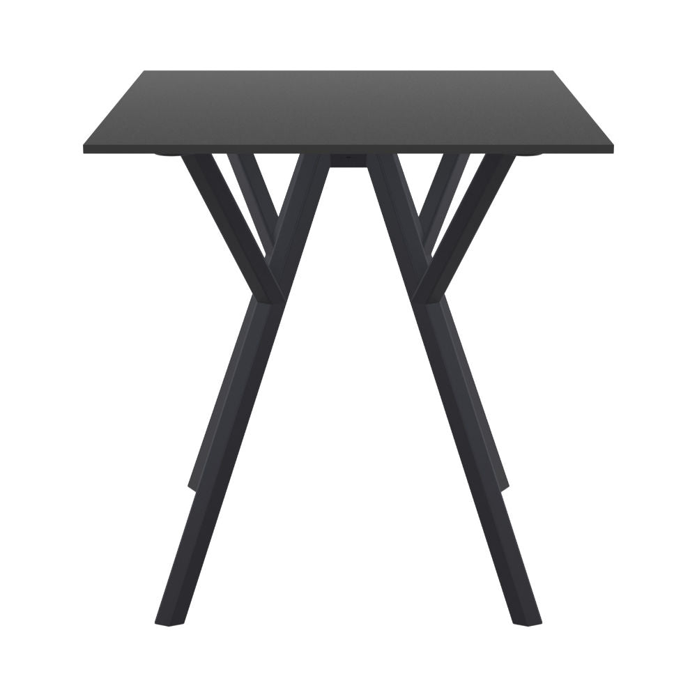 Compamia Max Square Table 27.5 inch In Black/White