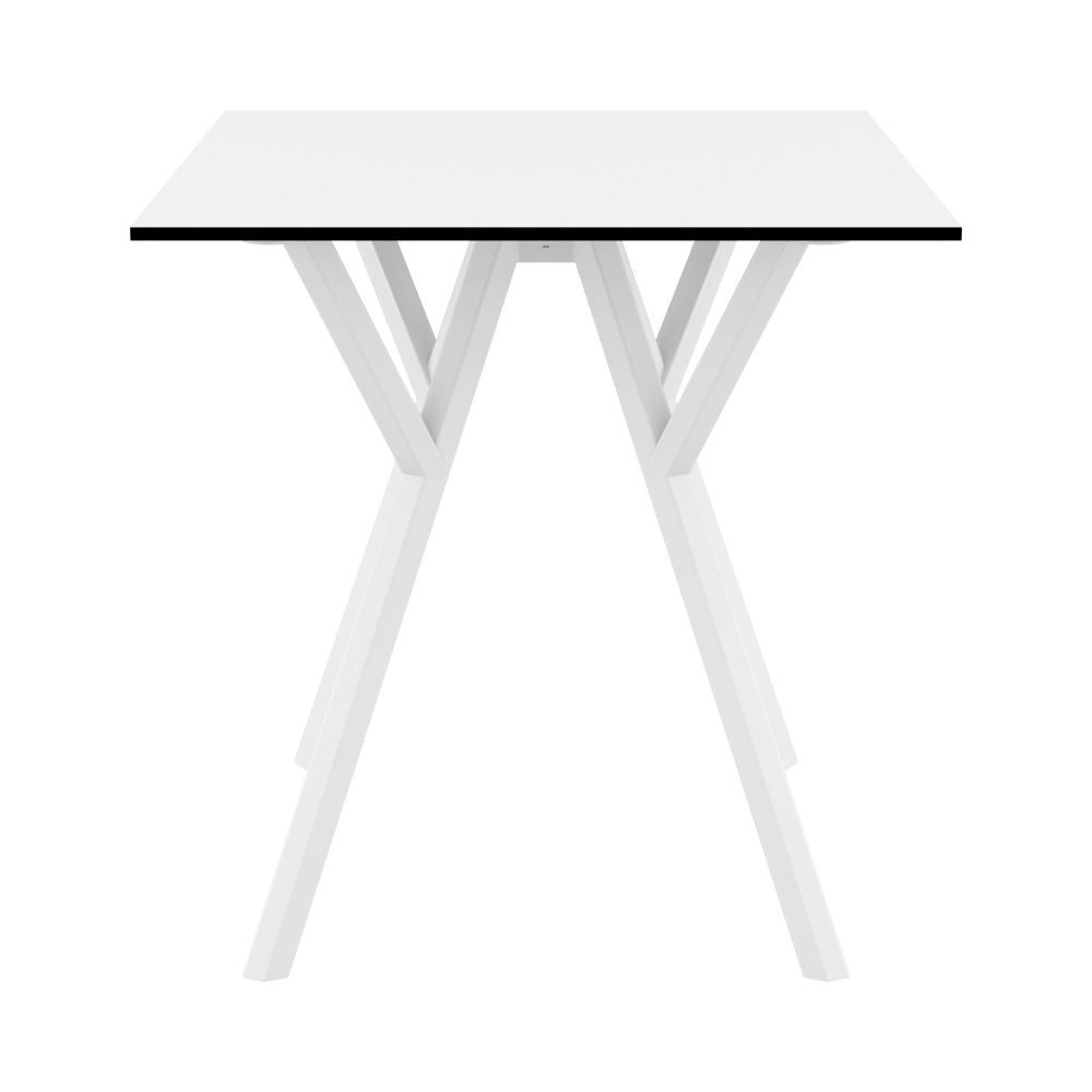 Compamia Max Square Table 27.5 inch In Black/White