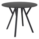 Compamia Max Square Table 35 inch In Black/White