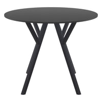 Compamia Max Square Table 35 inch In Black/White