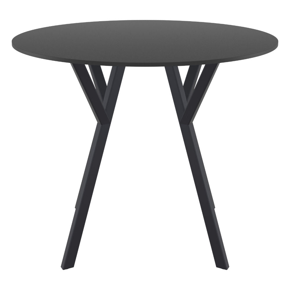 Compamia Max Square Table 35 inch In Black/White