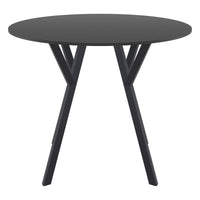 Compamia Max Square Table 35 inch In Black/White