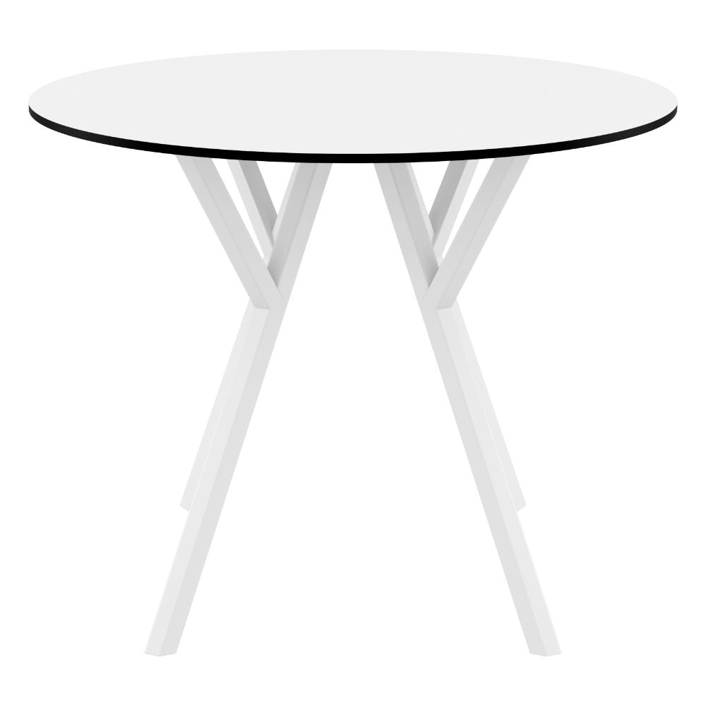 Compamia Max Square Table 35 inch In Black/White