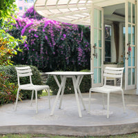 Compamia Max Square Table 35 inch In Black/White