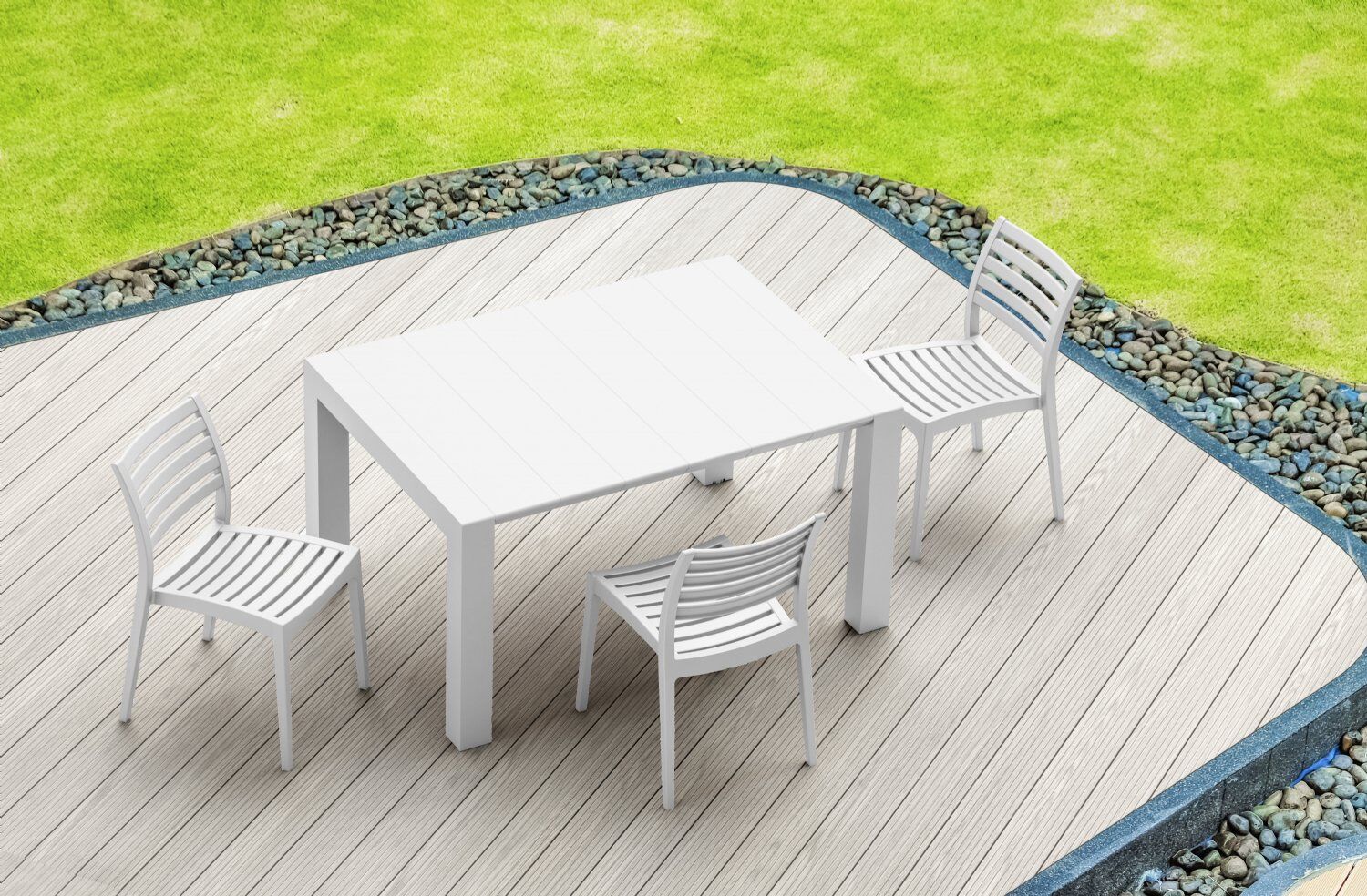 Compamia Vegas 39-55 Inch Extendable Dining Table