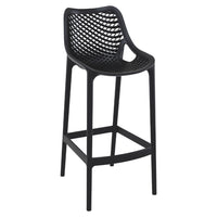 Compamia Vegas Air 5 pc Bar Set with 39 inch to 55 inch Extendable in Black/Dark Gray/Taupe/White