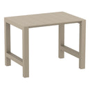 Compamia Vegas Maya 5 pc Bar Set with 39 inch to 55 inch Extendable in Black/Dark Gray/Taupe/White