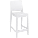 Compamia Vegas Maya 5 pc Bar Set with 39 inch to 55 inch Extendable in Black/Dark Gray/Taupe/White