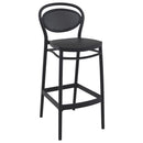 Compamia Vegas Marcel 5 pc Bar Set with 39 inch to 55 inch Extendable in Black/Dark Gray/Taupe/White