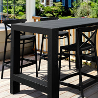 Compamia Vegas Cross 5 pc Bar Set with 39 inch to 55 inch Extendable in Black/Dark Gray/Taupe/White