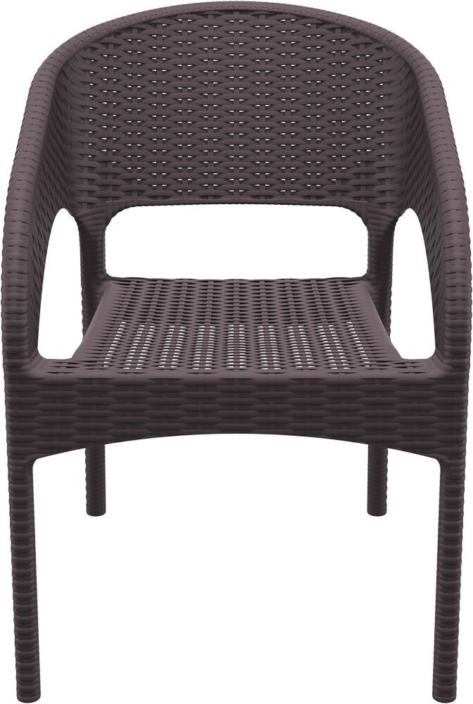 Compamia Panama Resin Wickerlook Dining Arm Chair Set of 2
