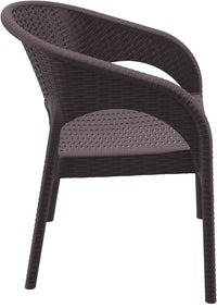 Compamia Panama Resin Wickerlook Dining Arm Chair Set of 2